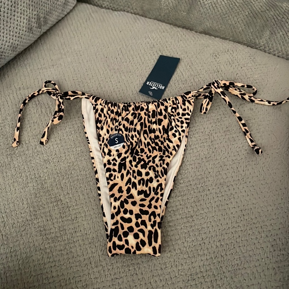 Hollister High Leg Cheeky Bikini Bottoms